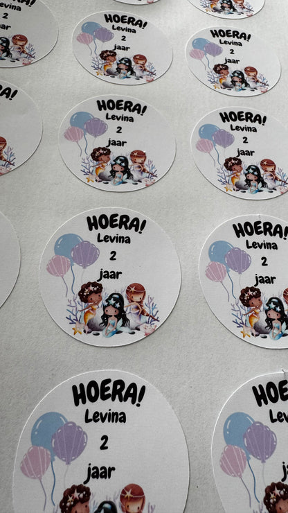 Traktatie stickers